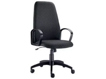 Dialogue high back swivel & tilt chair with gas height adjustment - fabric